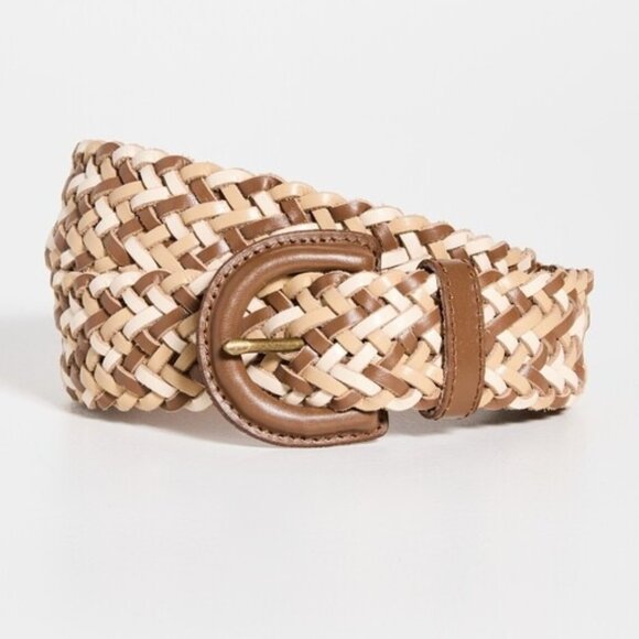 Madewell Accessories - Madewell Leather Multi-Strand Woven Belt